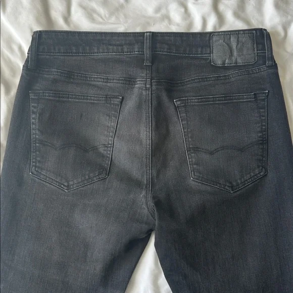 American Eagle Extreme Flex Jeans Dark Grey Slim Crop Men - Picture 5 of 6